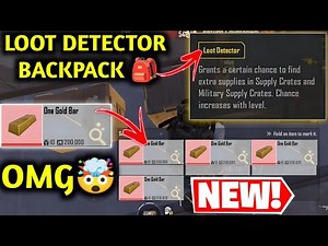 LOOT DETECTOR BACKPACK 🤯 HOW TO USE LOOT DETECTOR BACKPACK 🎒 METRO ROYALE GAMEPLAY