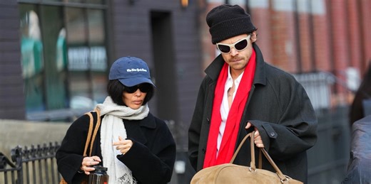 Zoë Kravitz and Harry Styles's travel-day looks leave a lot to unpack
