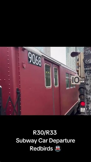 R26-R36 (Redbirds) Subway Car Departure 🚇 #nycsubway #subwaytrain #nycta #nyctransit #oldtrains