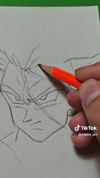 Future Trunks SSJ Drawing | Dragon Ball Speed Drawing