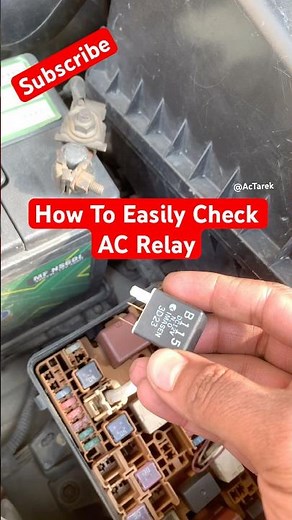 Car AC Not Cooling - How To Easily Check AC Relay,#automobile