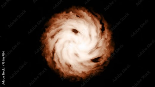 Beige magic portal circle seamless loop. Abstract cyclone on black background. Inter-Dimensional Portal. Visual Effect. Beautiful VFX Ring, Abstract Backgrounds, Fantasy portal. Video game portal Stock Video