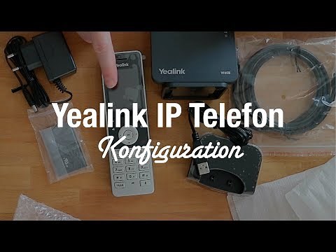 Yealink W60P DECT IP phone (unboxing and configuration)