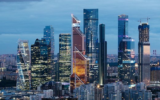 【航拍】俄罗斯联邦首都兼最大城市——莫斯科（Москва），1450万人，占到全俄人口的1/10