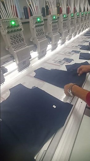 Panel setting at Tajima embroidery machine bed