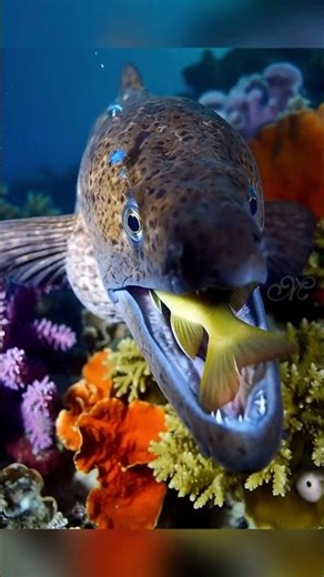 Eel Eating Fish...! Amazing Life on the Ocean Floor. 🐬🦀🐟🦞🐋🐙🦑🐠🐢🎥🥰 #fishing #deepsea #ocean #fish #sea