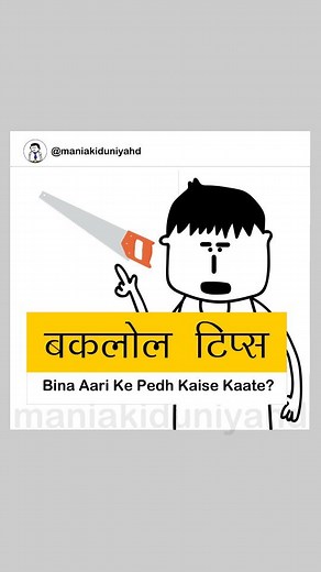 Manish Karnatak on Instagram: "Har Naari, Aari Hai. #baklol #tips #trending #reels #reelitfeelit #funny #animation #maniakiduniya"