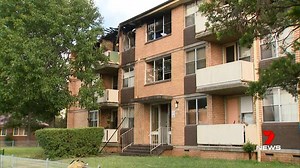 Cartwright: The residents of 9 units are out of their homes tonight after a fire destroyed much of their building. Smoke alarms woke them and thankfully no one was seriously injured despite one man and his dog jumping metres to safety. www.7plus.com.au/news #7News | 7NEWS Sydney