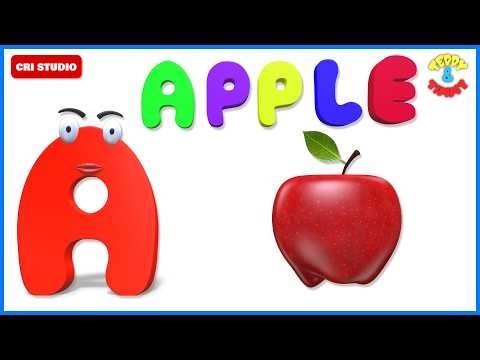 A B C D | Alphabets | A Z | ABC for Kids | Toddlers Videos | Alphabet | Ant | Apple | Rat