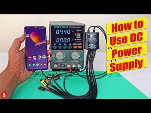 How to use Digital DC Power Supply to turn on smartphone in Mobile Phone repairing Tutorial#5