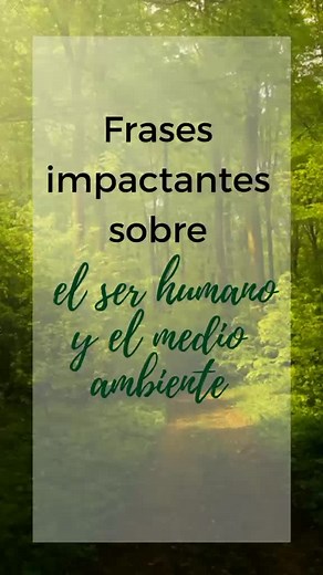 Frases Impactantes sobre el Ser Humano, el Medio Ambiente y la Biodiversidad Global