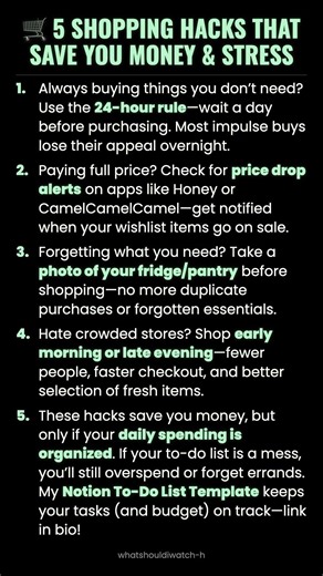 🛒 5 Shopping Hacks That Save You Money & Stress #ad (Verify Info)