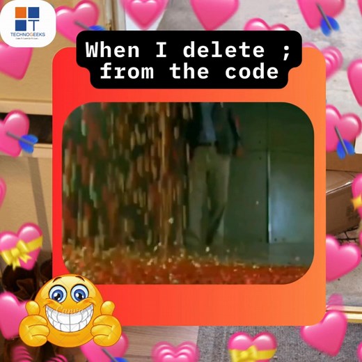 1.3K views | When I delete just one “;” from my code… The whole...