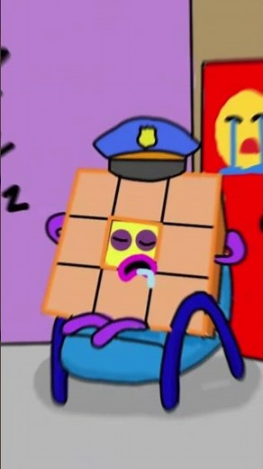 Try to escape from the ridiculous numberblocks 27 guard #numberblocks #studiocakningkak #trending