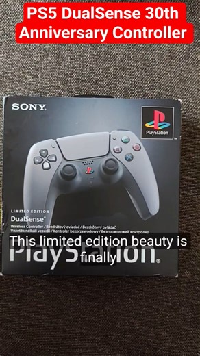 New PS5 30th Anniversary Limited Edition Controller Unboxing #ps5 #dualsense #shorts #playstation