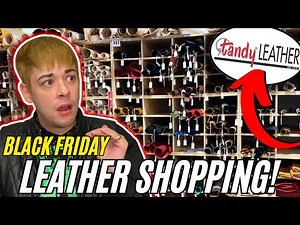 Leather Store Shop With Me Trip for Black Friday? Inside Tandy Leather!