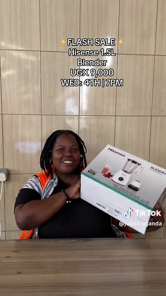 Hisense 1.5L Blender Flash Sale – UGX 9,000