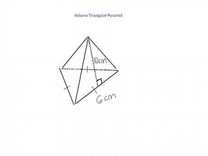 Volume of a pyramid with a base that is an equilateral triangle