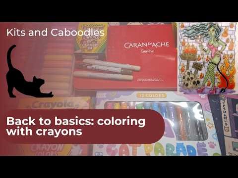 Back to basics: coloring with crayons