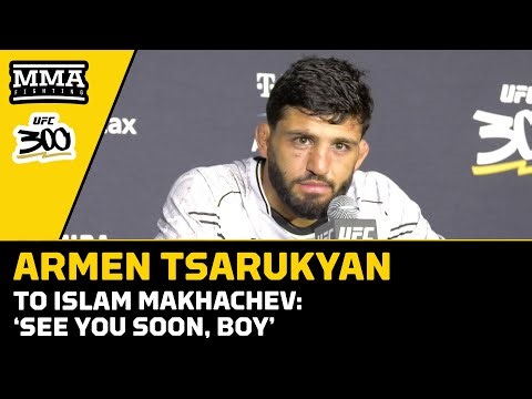 Armen Tsarurkyan To Islam Makhachev: ‘See You Soon, Boy’ | UFC 300 | MMA Fighting