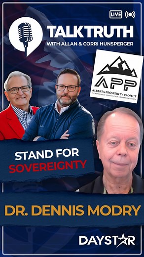 Freedom from persecution is the heart of the sovereignty discussion. Dennis Modry Alberta Prosperity Project Talk Truth 07.02.25 - Dr. Dennis Modry - 7:30PM ET on Daystar Canada | rumble.com/TalkTruth | youtube.com/@gotalktruth | Talk Truth