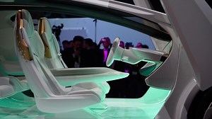 A glimpse inside the car of the future