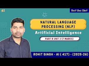 Natural Language Processing Class 10 AI (Code 417) | NLP Unit 6 One-Shot | Rohit Singh