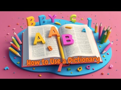 How to Use a Dictionary | Fun English Learning for Kids 📚#educationalvideos #kidslearning