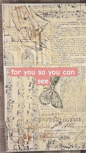 Distress Inks Over Crinkled Paper Technique