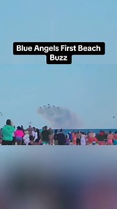 5.7K views · 52 reactions | Blue Angels First Beach Buzz. #blueangels #beach #buzz #chill #flying #airforce #aircraft #sound #fyp #fypシ #foryou #foryoupage | Aerial Warriors | Facebook