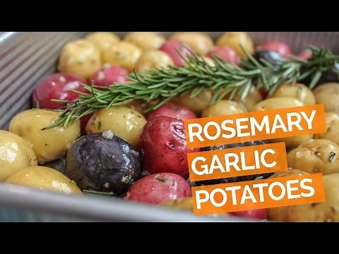 Roasted Baby Potatoes with Garlic, Rosemary