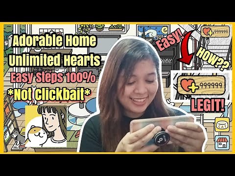 ADORABLE HOME CHEAT ON UNLIMITED HEART EASY STEPS! (100% Safe and Legit!!)