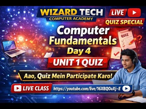 Computer Fundamentals - Day 4|| Quiz || Wizard Tech Computer Academy
