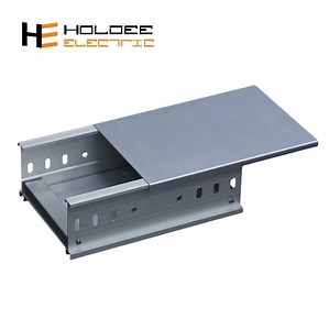 [Hot Item] Fire-Retardant Cable Trunking 100X60 100X100 100X40 100X75mm Wiring Ducts Solid Cable Tray