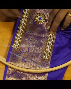 1.1M views · 10K reactions | Marriage Silk Saree Blouse Sleeve Design | Rethna Stitching Class | Facebook