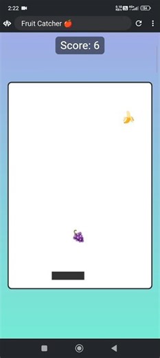 Fruit Catcher game using HTML CSS and JavaScript #coding #htmlcssjavascript #Game