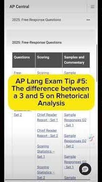 The Difference Between a 3 and a 5 on the AP Lang Exam