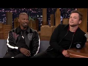 Taron Egerton singing Welsh song, Calon Lân