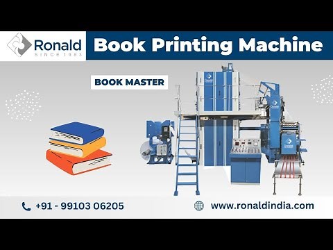 Book Printing Machine | Ronald Book Master #bookprintingmachine