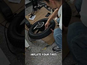 TST R002 rear wheel inner tire replace