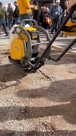 5.2K views · 174 reactions | This new power shift battery plate compactor is pretty slick. Not having to muscle it around when not using it is a great feature. Power is equivalent to a 6 hp gas motor, with 30% longer runtime on the battery than a tank of gas. #powershift #battery #new #tool #dewalt #landscape #contractor #hardscape #compact #slick #quiet | Dubreuil Contracting | Facebook