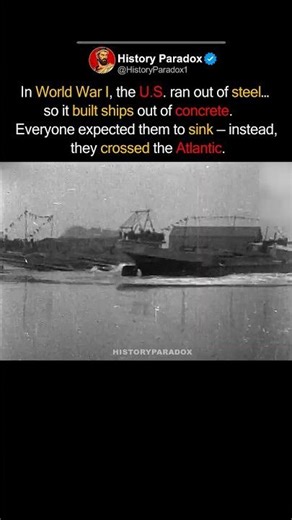 Why the U.S. Built a 12-Ship Fleet Out of Concrete #shorts