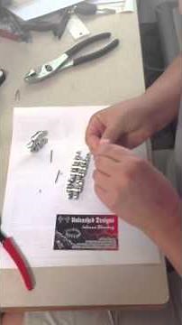 How to size a bike chain bracelet