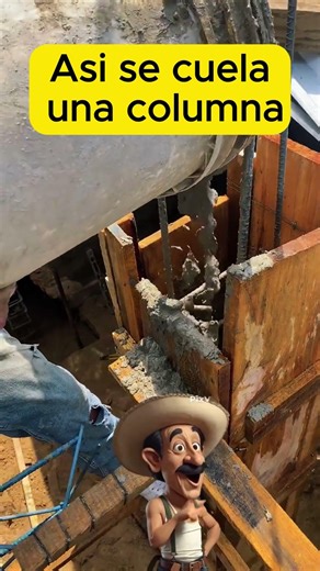 This is how a column is installed #bricklayers #bricklayers #history #engineering #didyouknow