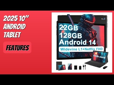 REVIEW (2025): 2025 10" Android Tablet. Features