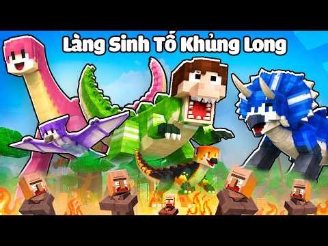 Smoothie Village Turns into Dinosaur Village in Minecraft