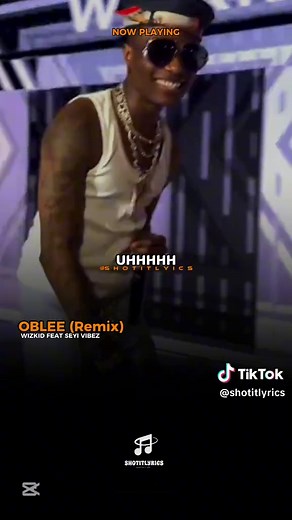 Wizkid Feat. Seyi Vibez - OBLEE Remix Live Performance