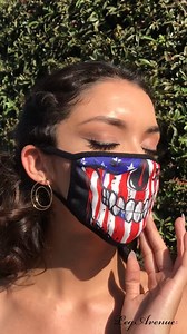 Watch Leg Avenue Halloween's Americana Skull Face Mask on Amazon Live