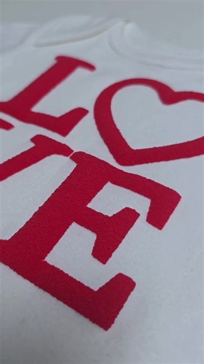 This 3d puff htv from A-SUB was super easy to use!!