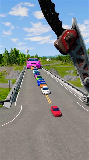 Colorful Small To Giant Cars vs Hammer #18